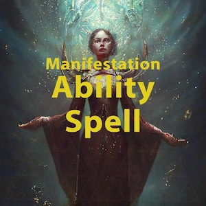 Manifestation Ability Spell, Manifestation Ritual, Manifest Anything, Ability Ritual, Same Day Cast