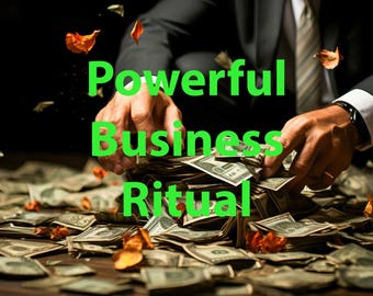 Powerful Success Business Ritual, Money And Wealth Spell, Career Spell