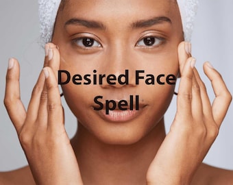 Hechizo para el rostro más deseado, hechizo de belleza, lanzamiento el mismo día, copia al carbón