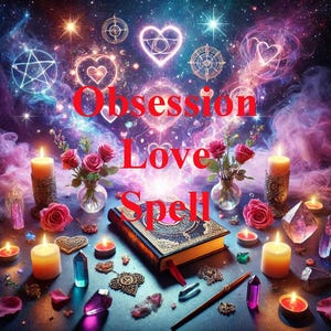 Powerful Extra Strong Obsession Love Spell, Same Day Casting, Fast and Effective Love Binding, Obsession Ritual, Powerful Love Magic