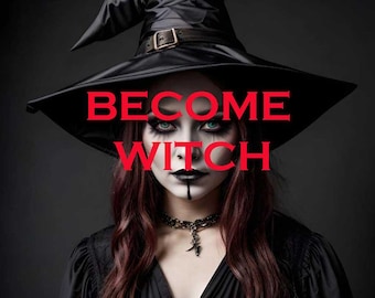 BECOME A WITCH, Awaken the MAGIC Power Within You, Witch Pact, White & Black Magic, Occult Magic, Same Day Cast