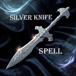 Silver Knife Spell, Knife Spell DARK MAGIC, Same Day Cast, Find a problem that seems unsolvable and fix it