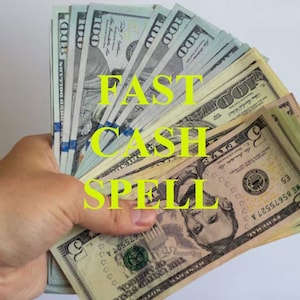 Fast Cash Spell, Money Spell, Strong Rich Spell, Same Day
