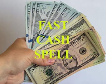 Fast Cash Spell, Money Spell, Strong Rich Spell, Same Day