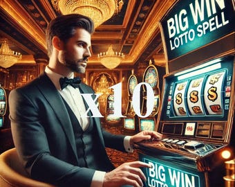 x10BIG WIN LOTTO Spell, Powerful Lotto Spell, Luck Spell, Win Lottery Spell, Same Day Cast, Jackpot Spell, Gambling Spell