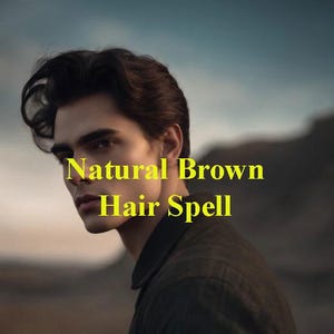 Powerful Extreme Thick Beautiful Looking Natural Brown Hair With Perfect Hairline no Grey Hair Not a Single White Hair Spell