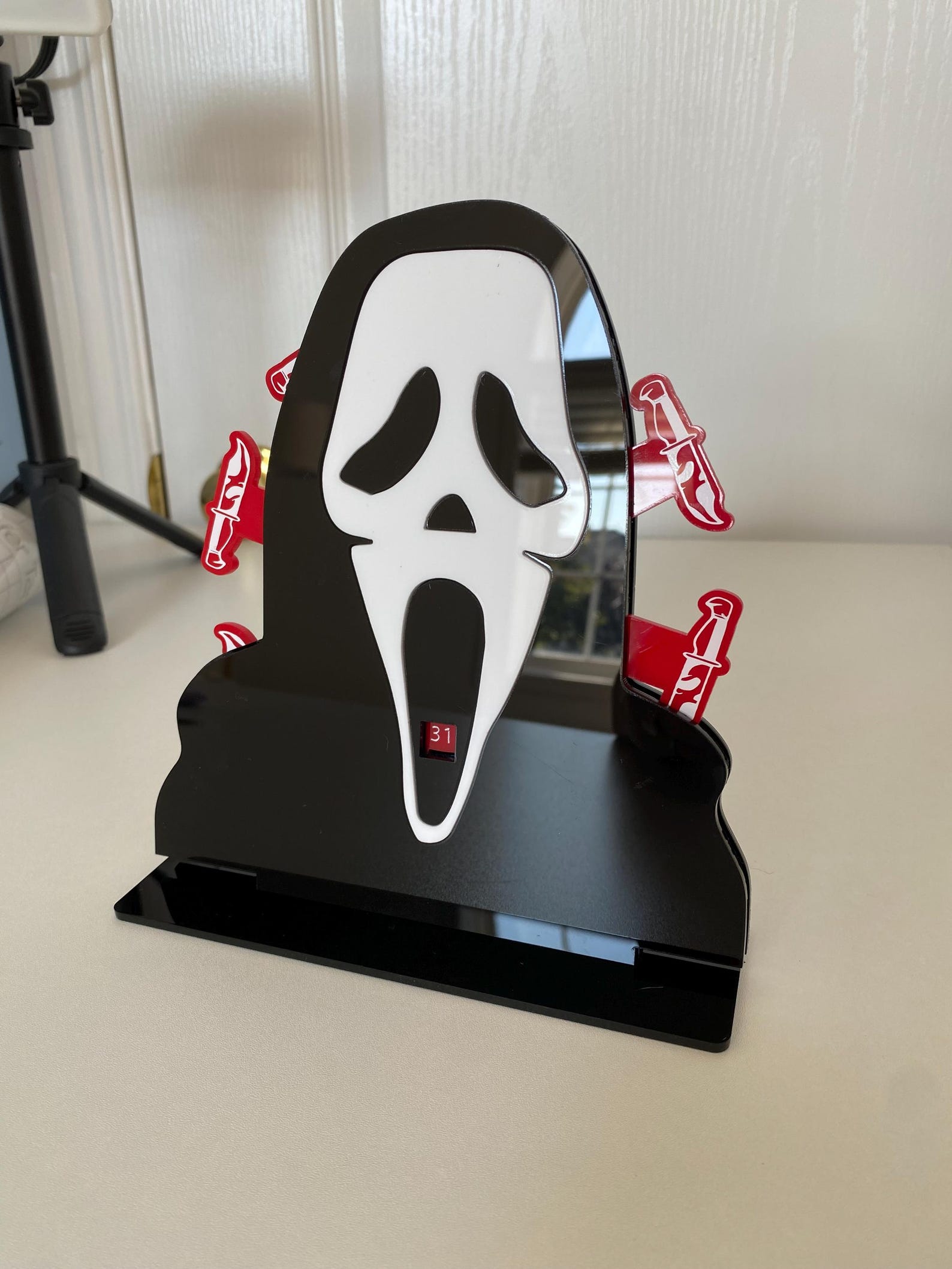 Halloween Countdown Laser Cut File, Horror Character Countdown Svg ...
