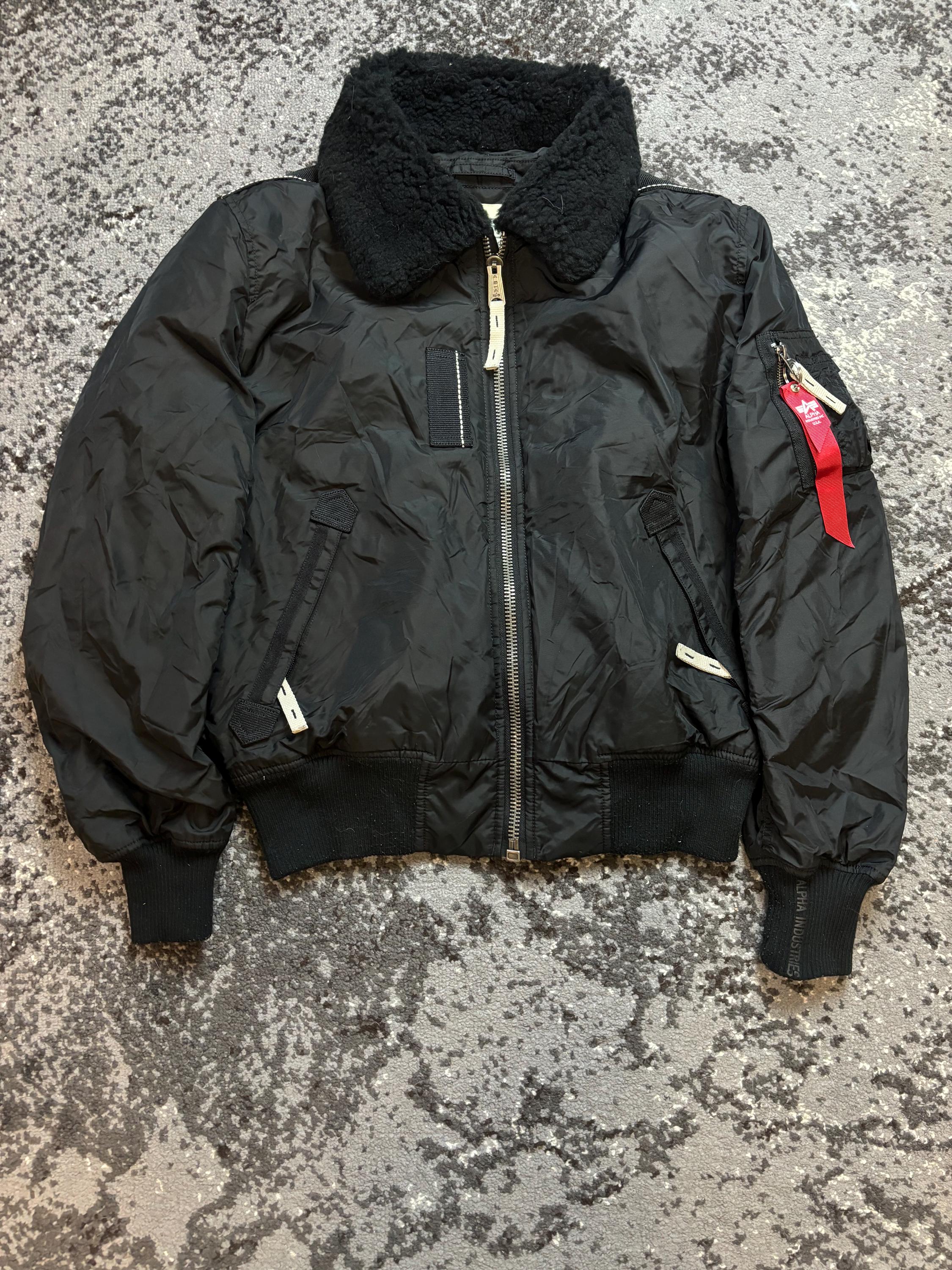 Antique Alpha Air Force Bomber Jacket Size: M/ Vintage 90s