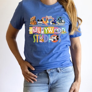 Hollywood Shirt,Disney Hollywood Studios Shirt, Family Vacation Tee, Park Matching Tee, Disney Trip Shirt,