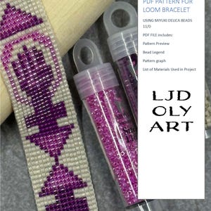 Seed Bead Loom Bracelet Pattern: Diversity Design (PDF Pattern)