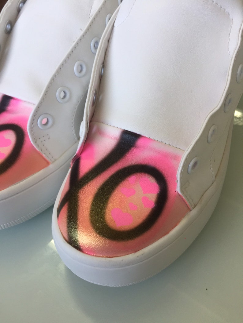 custom air brush shoes