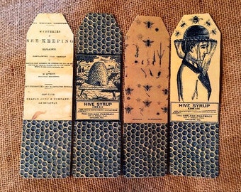 Bee Lover gift,  Bookmark Gift, FREE  SHIPPING,  Christmas gift, Stocking Stuffer, Nature, natural gift, Bee keepers bookmarks, gifts