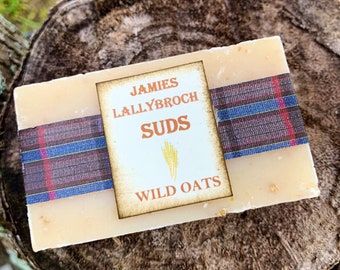 Outlander Gift ~ Jamies Lallybroch, Blood of my Blood,  for Outlander fan ~ Honey Oatmeal Soap Bar (1) Organic ~ Soap Gift ~ Oatmeal Soap