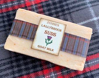 Outlander Gifts, Bllod of my Blood,  ~ Jamie  Outlander gift, Jamies Lallybroch Soap Soap Bar (1) ONE Natural GOAT  MILK Soap ~ Soap Gift