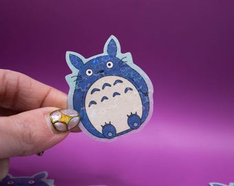 Forest Guardian Sticker - Studio Ghibli Stickers, Totoro Stickers, Anime, Sparkly Stickers, Anime Stickers, Laptop and Water Bottle Stickers