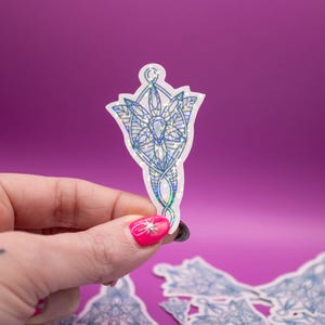 Evenstar - ESDLA, El Señor de los Anillos, Citas ESDLA, Pegatina Brillante, Pegatina de Arwen, Pegatina de Elfo, Pegatinas para Portátil y Botella de Agua