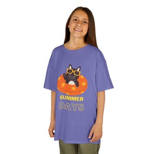 Camiseta de vacaciones familiares personalizada, añade tu nombre o destino, camiseta de verano para niños, divertida camiseta de bulldog francés con dibujos animados, linda camiseta gráfica