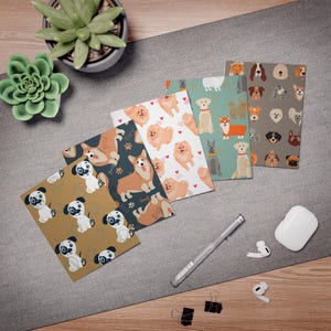 Personalized Adorable Dog-Themed Greeting Cards, Perfect for Pet Lovers, Birthdays, Thank You Notes, Change of Address and More!