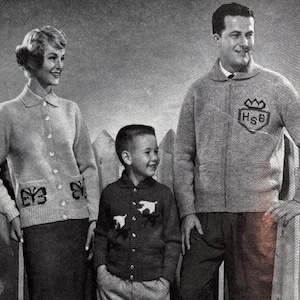 Folleto de patrones de punto Vintage Family Beehive (83) - 20 diseños en hilo DK - Talla grande 20 (Descarga en PDF)