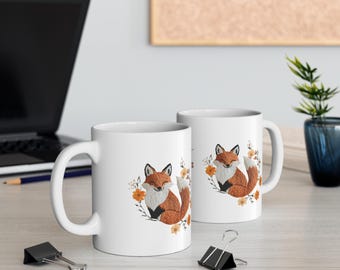 Tazza con volpe - Regalo Cottagecore Woodland per gli amanti della volpe