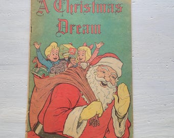 A Christmas Dream Vintage Promotional Comic Story Activity Book 1949 Murphy's