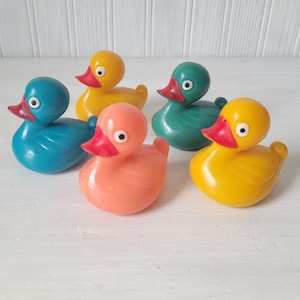 Vintage Plastic Duck Toys - Etsy