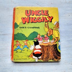 Vintage 1931 Uncle Wiggily Goes Camping Book Howard R. Garis #533