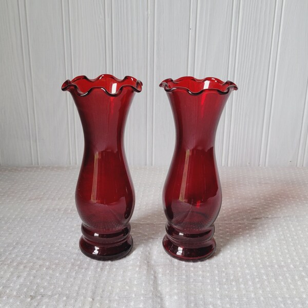 Red Depression Glass Etsy