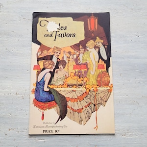 Vintage Dennison&#39;s Crepe Paper Tables and Favors Booklet