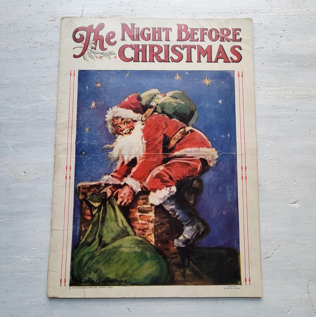 Vintage Night Before Christmas Booknull