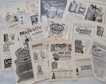 1900's Print Ads Majestic Tappan Garland Stove Ice Box Engines Boilers