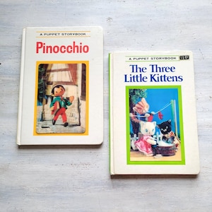 Libro de cuentos de marionetas lenticulares CHOICE Libro de cartón vintage para niños