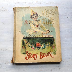 Antike Merry Time Märchenbuch für Kinder von McLoughlin Bros.
