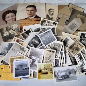 100+ Vintage Photographs Men Women Children Cars Trains Art Deco Tin Types