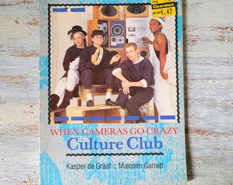 1983 Culture Club When Cameras Go Crazy UK Book Boy George Malcolm Garrett