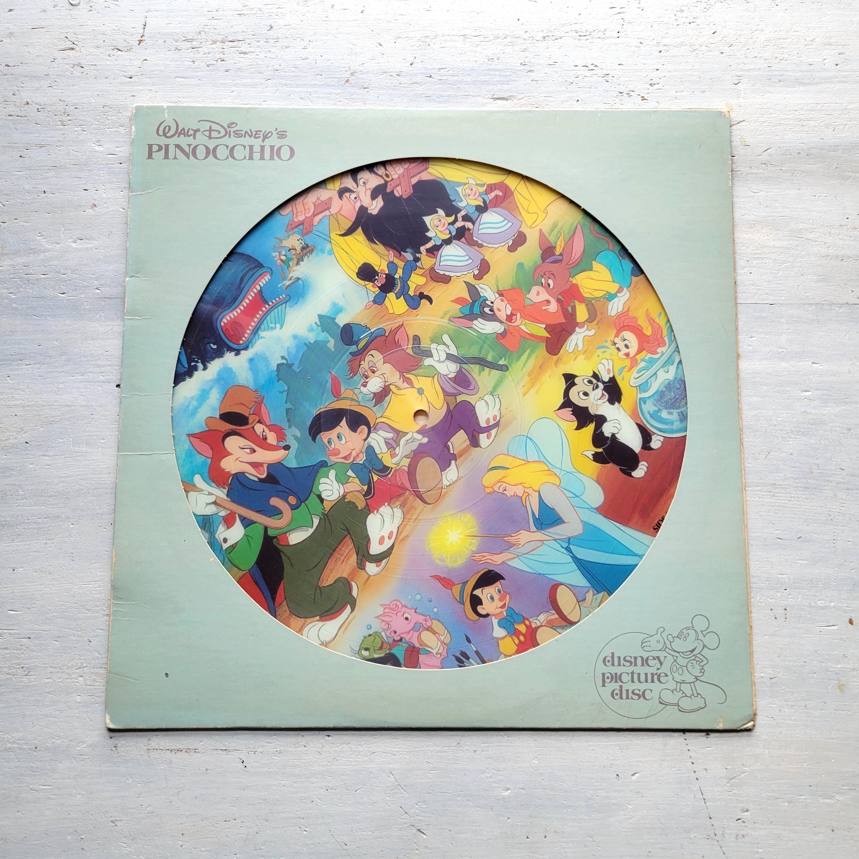 ディズニー　ピノキオ ピクチャーディスク LP Disney（ディズニー） ピノキオ ピクチャーLPレコード 1980年 USA盤
