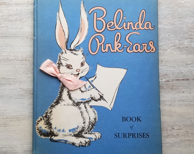 1946 Belinda Pink Ears Book of Surprises Vintage Hardcover - Etsy Nederland