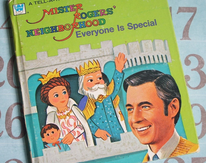Mister Rogers Neighborhood Everyone is Special Tellatale Book 1975 Etsy