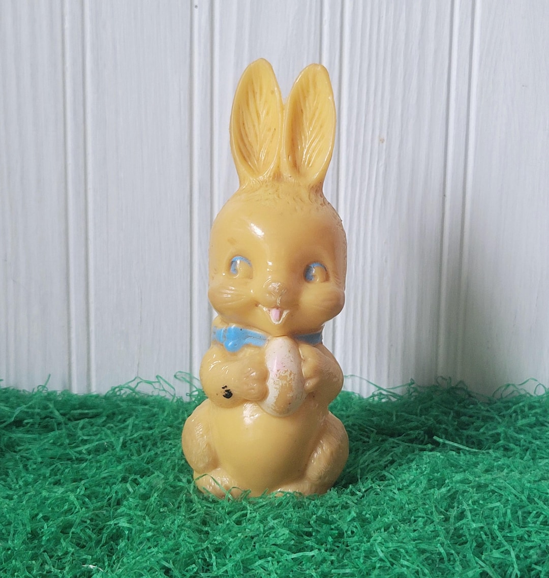 Vintage Rubber Bunny Rabbit Squeak Squeek Toy 6