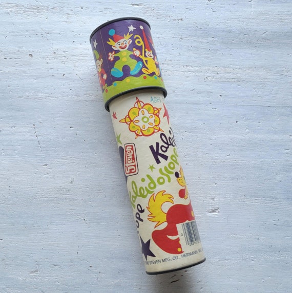 Kaléidoscope Ancien En Métal (tôle) – Jouet Vintage Mécanique – Occasion