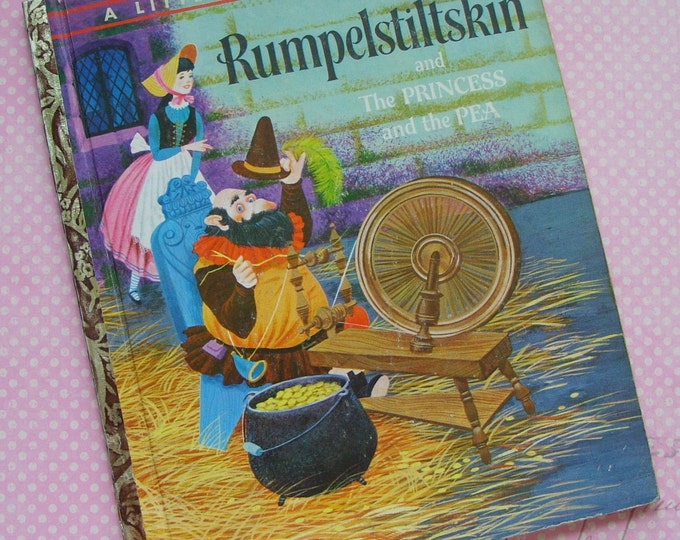 1962 Rumpelstiltskin Princess and the Pea Little Golden Book B Etsy