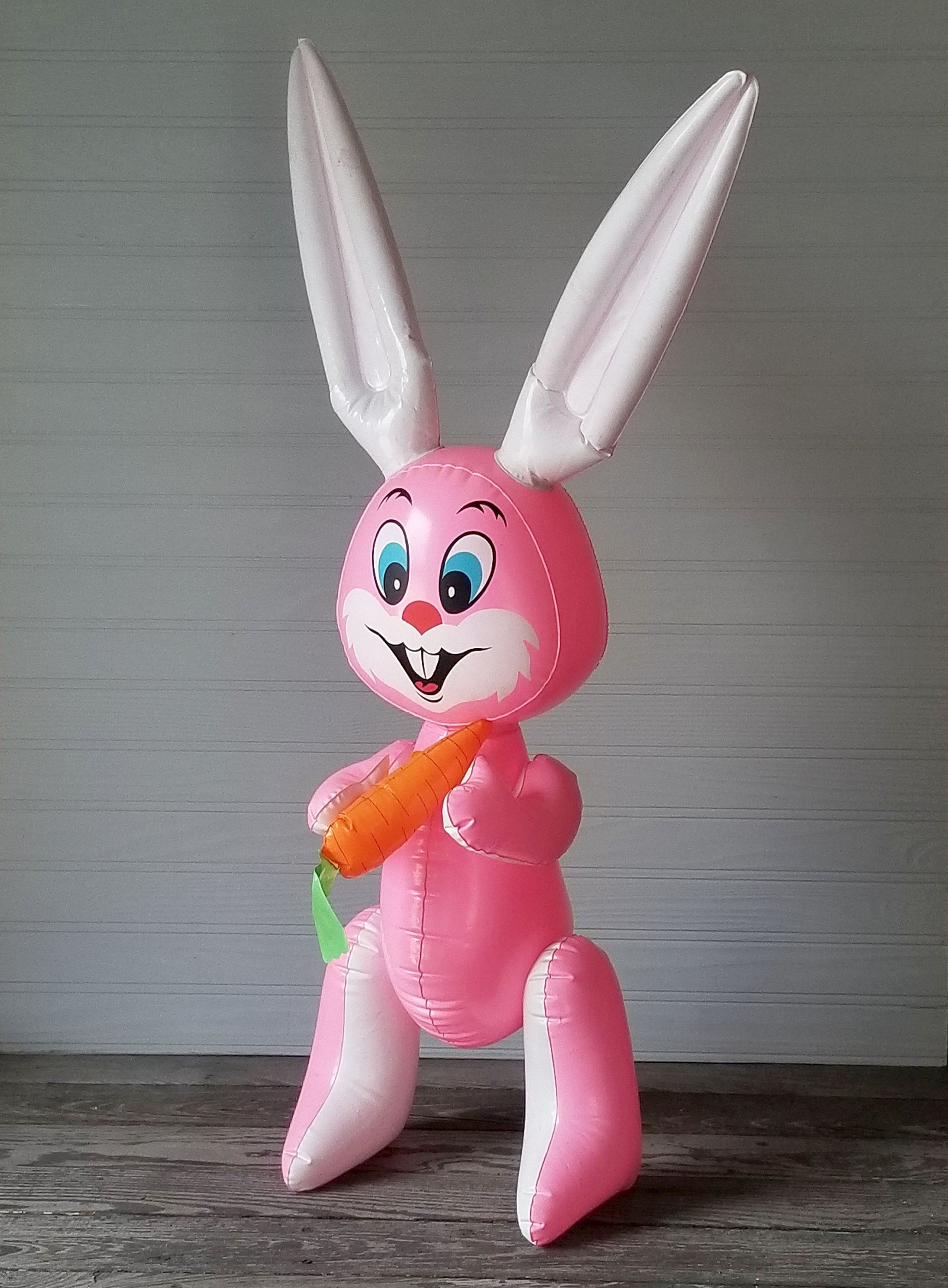 Easter Bunny Inflatable Costume Adult Costume Blow Up Rabbit