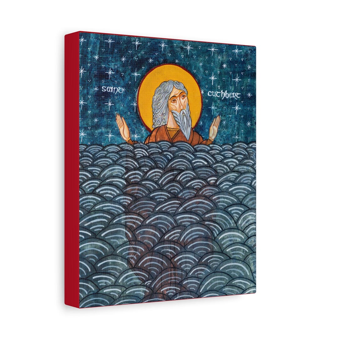 St. Cuthbert Icon, Canvas - Etsy Canada