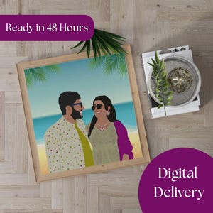 Custom Digital Portraits | Couple Portraits | Pet Portraits | Family Portraits | Digital Delivery