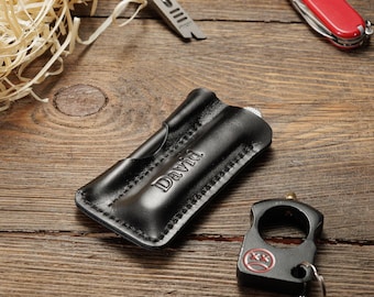 Leather Pocket Knife Sheath - Victorinox