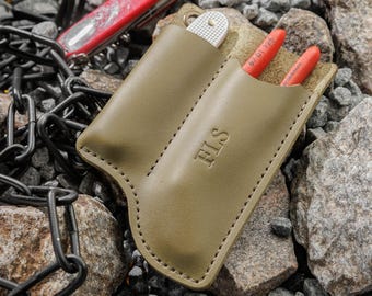 Leather Sheath for Knipex Cobra 125 & Flashlight