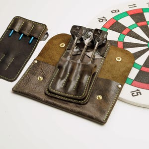 Personalisierte Darts Halter Leder Darts Fall Geschenk für Ihn