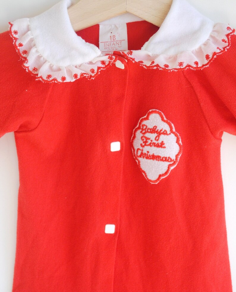 Vintage Baby's FIRST CHRISTMAS Pajamas 6m | Etsy