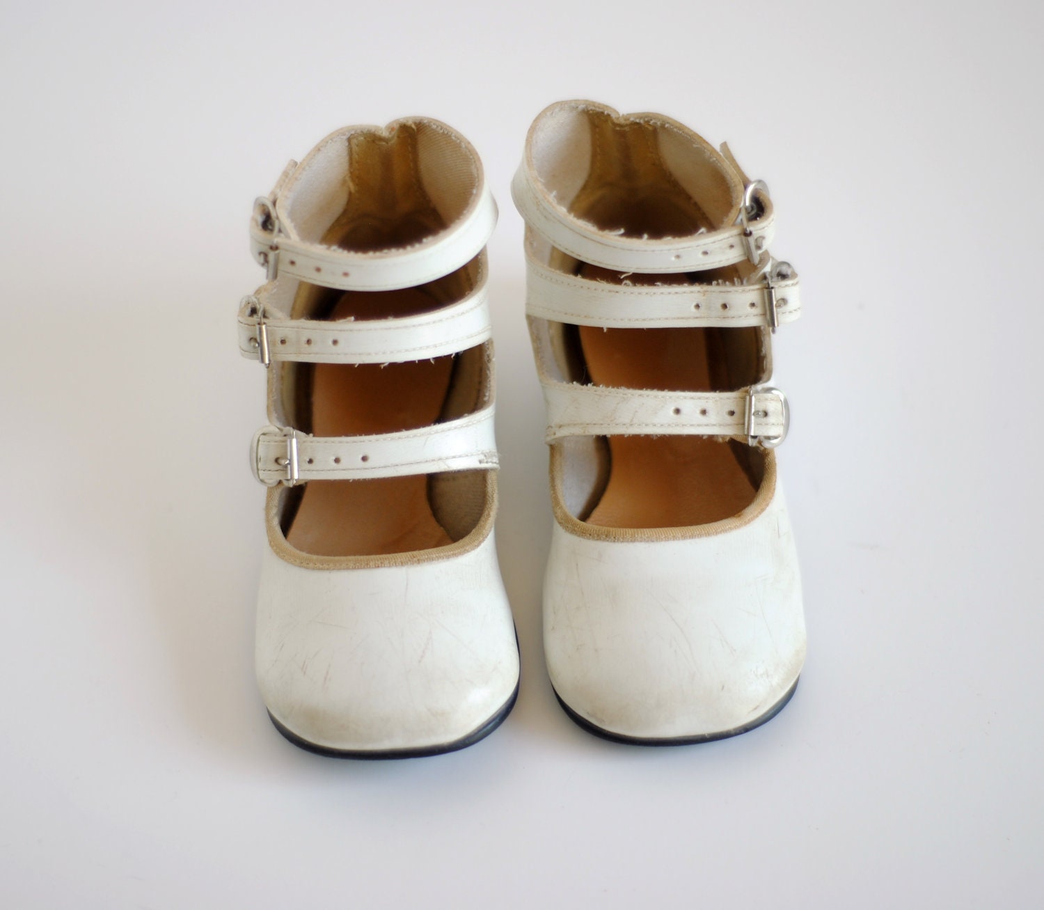 Vintage 1950's Toddler Girl Sunday Shoes White THREE Etsy