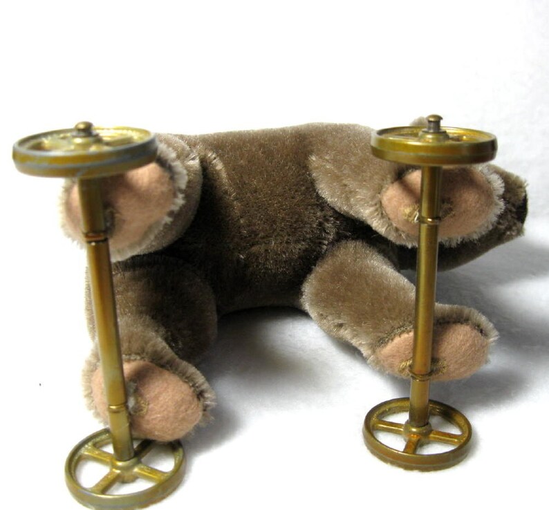 Steiff Bear on Wheels 1985 Replica Vintage | Etsy